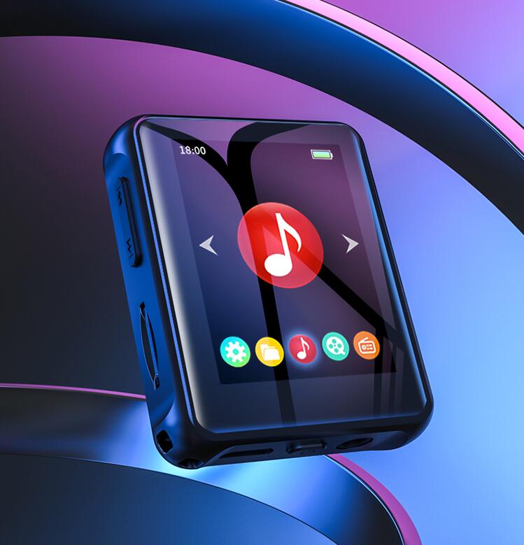 锐族 X85外放插卡全面屏mp3高清无损播放器mp4电子书学生小型迷你随身听便携运动歌词同步