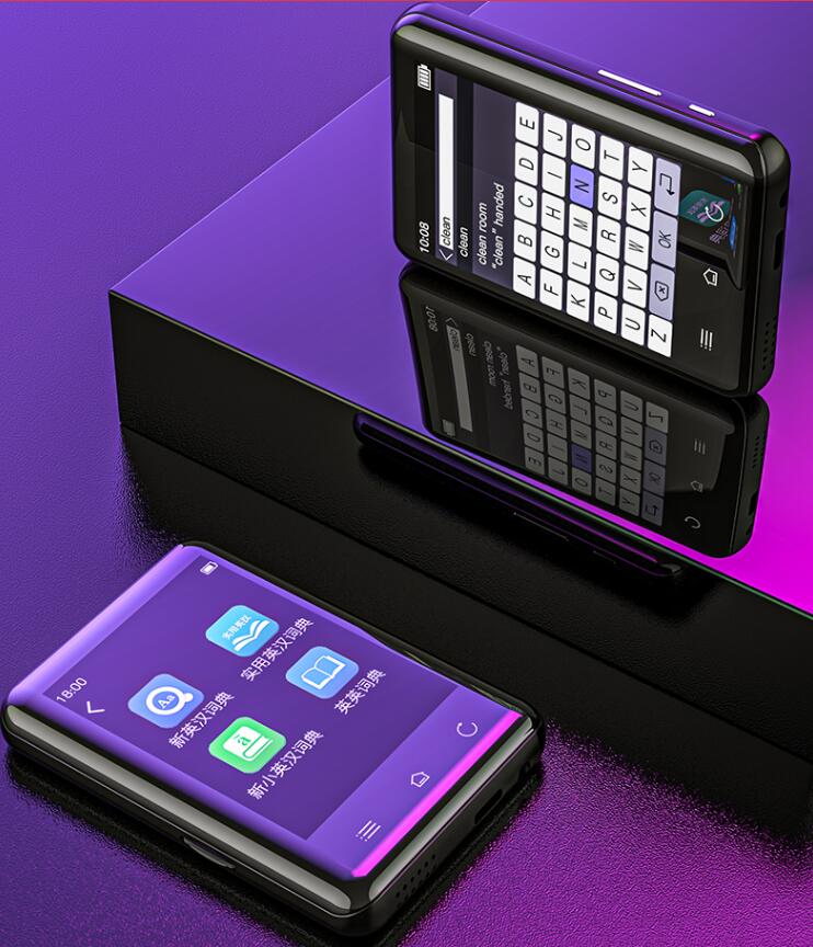 锐族 ruizu D66 32G蓝牙外放无损音乐播放器学生运动随身听送OTG电子书词典版全面触屏2.8英寸mp345视频英语