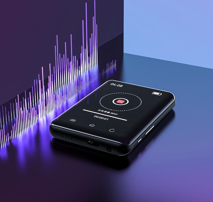 锐族 ruizu D66 32G蓝牙外放无损音乐播放器学生运动随身听送OTG电子书词典版全面触屏2.8英寸mp345视频英语