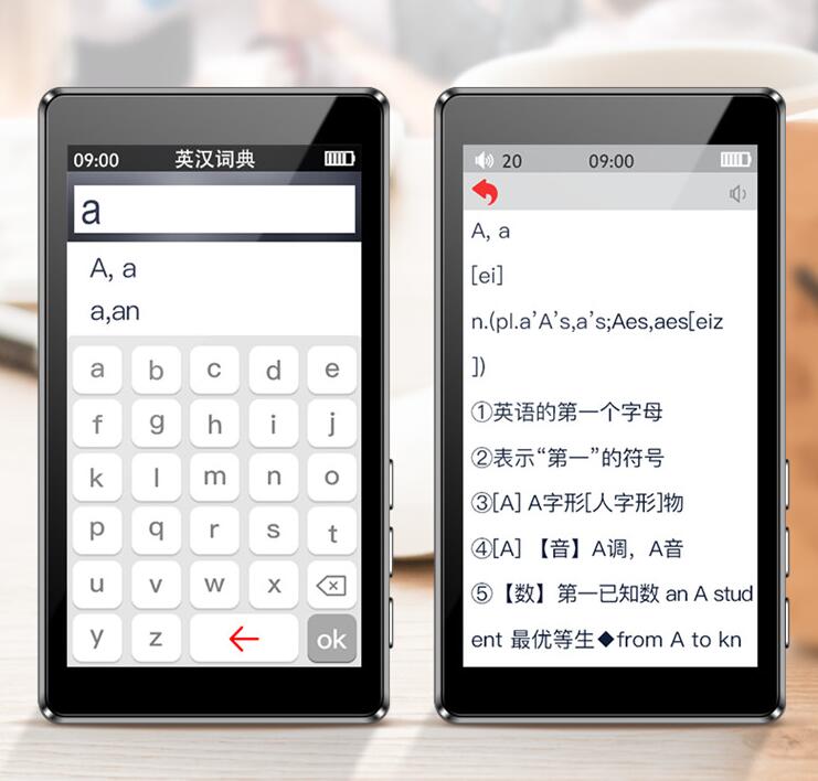 锐族(RUIZU) D20 8G 黑色3.0英寸全屏触摸mp3/mp4全面屏mp5视频播放器无损音乐随身听看小说学英语