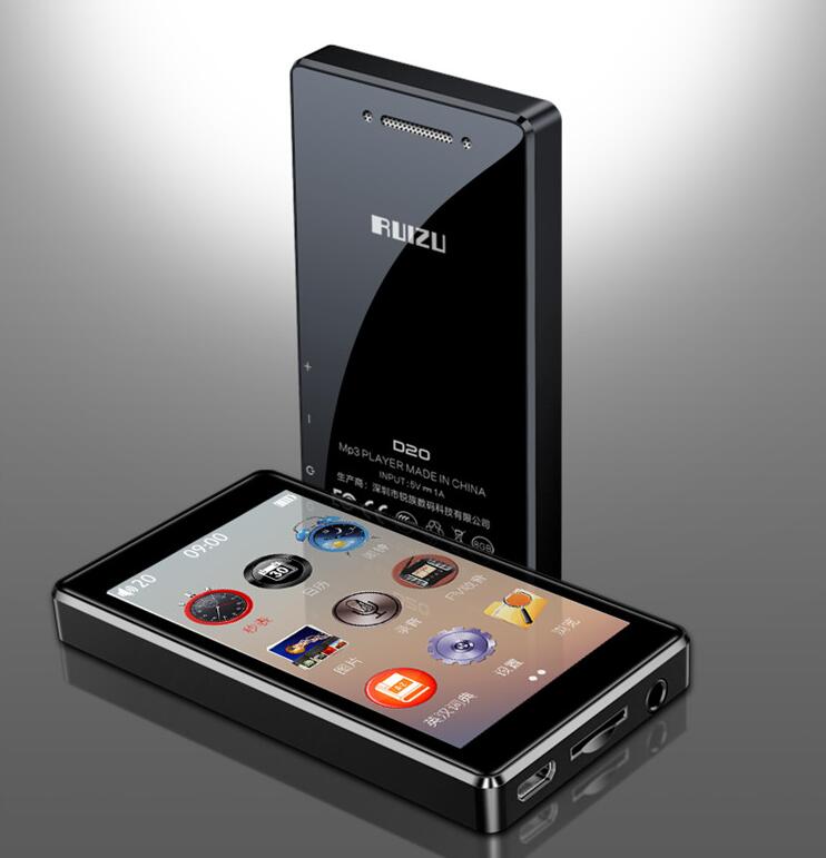 锐族(RUIZU) D20 8G 黑色3.0英寸全屏触摸mp3/mp4全面屏mp5视频播放器无损音乐随身听看小说学英语