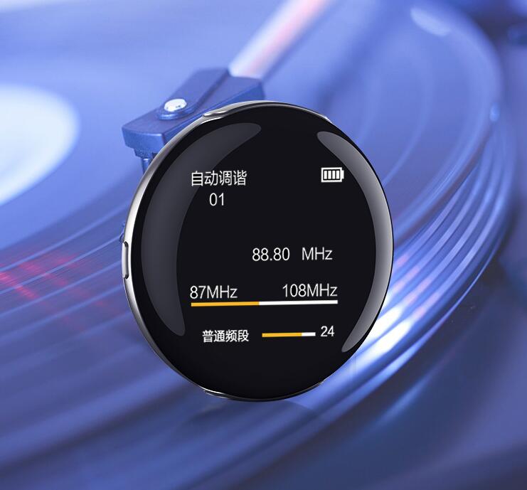 锐族(RUIZU) M1 16G 黑色 蓝牙外放学生迷你便携运动无损音乐播放器mp3/mp4英语听力电子书