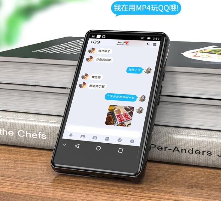 锐族 ruizu H6安卓智能WIFI联网蓝牙mp3/mp4 /4英寸外放播放器 音乐视频电子书无损便携