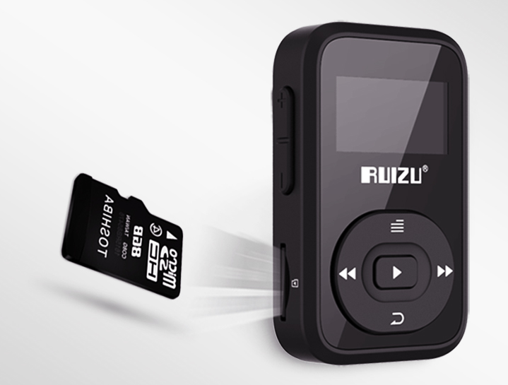 锐族（RUIZU）X26 8G黑色 无线蓝牙 运动MP3 有屏迷你 带背夹 随身听