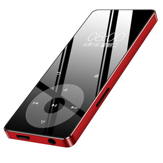 锐族(RUIZU) X02 8G 红色 外放金属触摸无损音乐播放器mp3/mp4 随身听英语学习听力录音