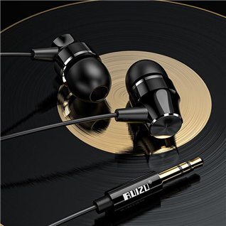 锐族 RuiZu F05 有线耳机3.5mm标准游戏入耳式金属铝合金重低音中高频振膜（送type-c和type-y双TOG头）